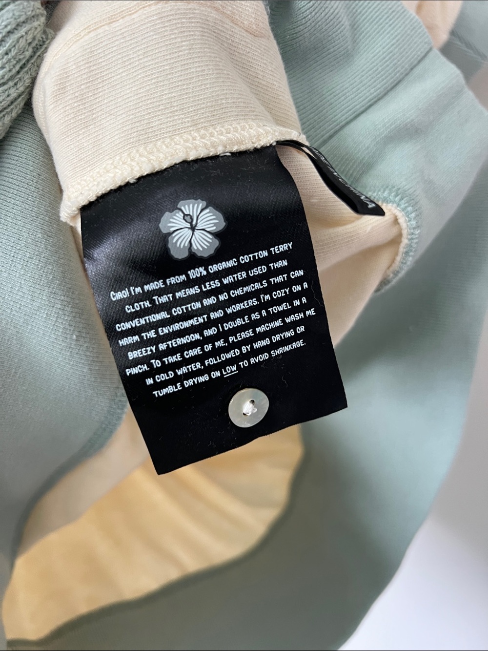 Tombolo Aw Schucks Cabana Terry Cloth Billion Oyster Terry Polo XS ➕ - Picture 6 of 6